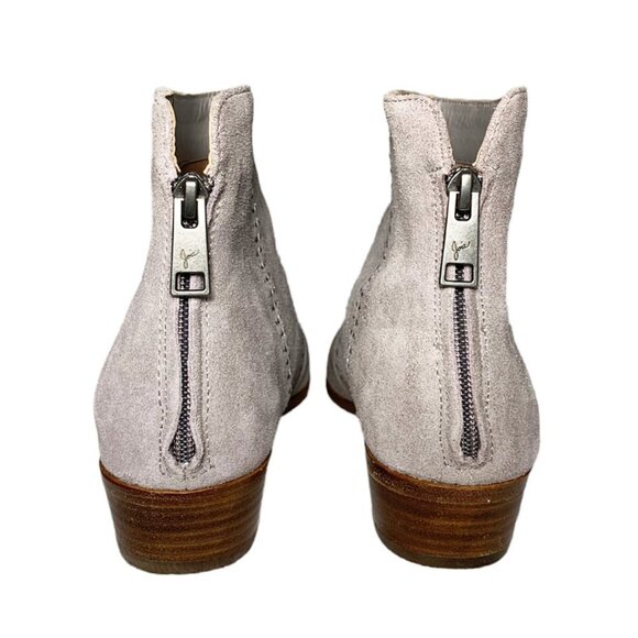 JOIE Lucy Suede Studded Zip Bootie - Picture 6 of 9